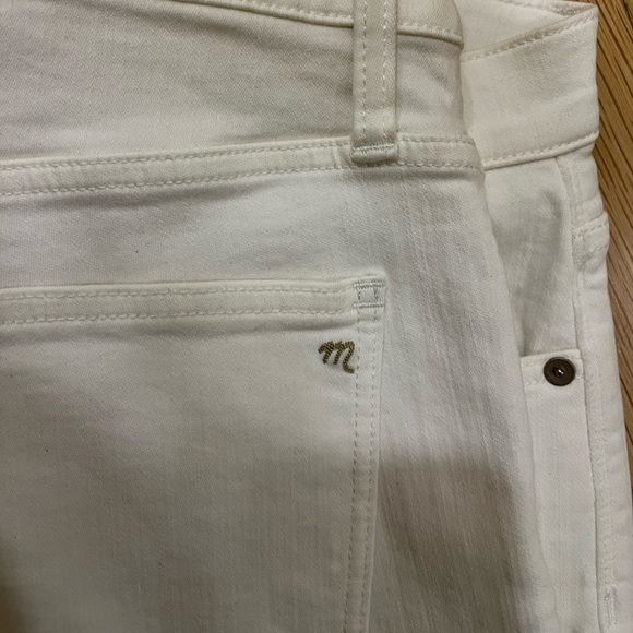 White Madewell 9" High waisted skinny jeans- Size 32 - Picture 7 of 7